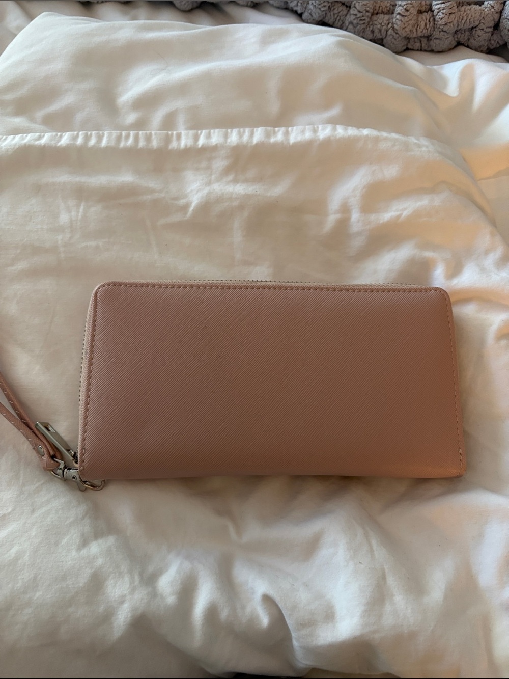 Women's Pink Zip-Around Wallet by